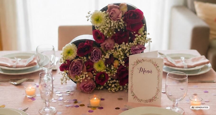 Tischdeko für Hochzeit & Hochzeitstag: Ideen mit stilvoller Gartendeko